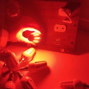 لامپ شمعی بلالی قرمز