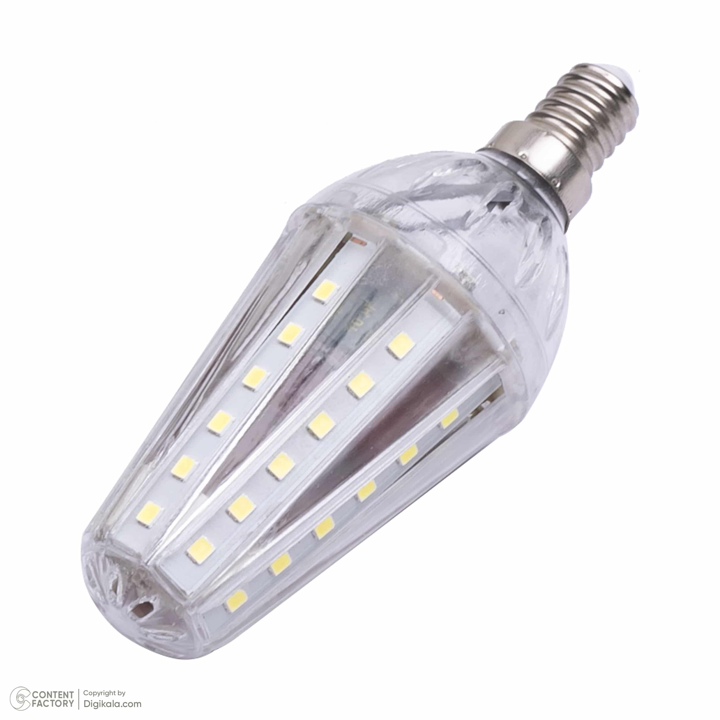 لامپ سه حالته بدنه شفاف