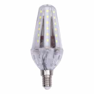 لامپ شمعی سه حالته شفاف