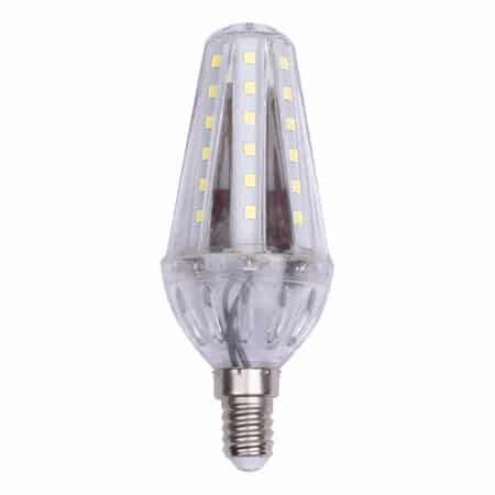 لامپ شمعی سه حالته شفاف